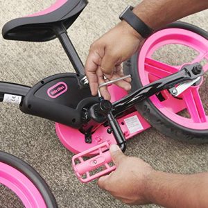 Little Tikes My First Balance-to-Pedal Bike with Fold in Pedals, 2-in-1, Pink, 2-5 Years, 12-Inch