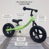 Banana LT Balance Bike - Lightweight Toddler Bike for 2, 3, 4, and 5 Year Old Boys and Girls - No Pedal Bikes for Kids with Adjustable Handlebar and seat - Aluminium, EVA Tires - Training Bike (Green)