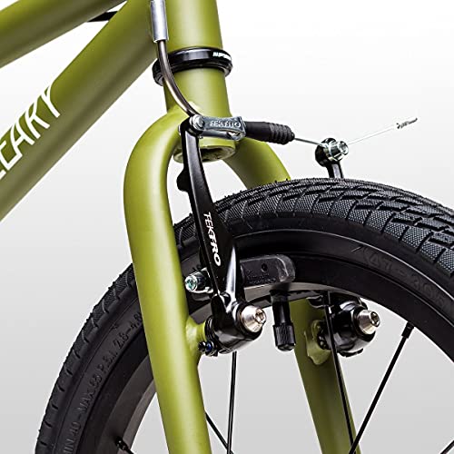 Cleary Bikes Hedgehog 16" Single Speed Bike - Desert Green/Cream