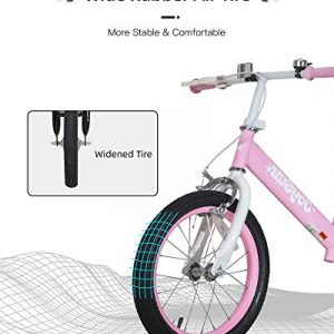 JOYSTAR 14 Inch Kids Balance Bike for Kids 3 4 5 6 Years Old Boys Girls 14 in Balance Bike with Adjustable Seat Height, 14