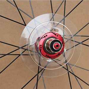 heyous Mountain Bike Bicycle Flywheel Guard Bike Wheel Spoke Protector Disc Cover Part Outdoor Riding Cycling Accessories, Clear