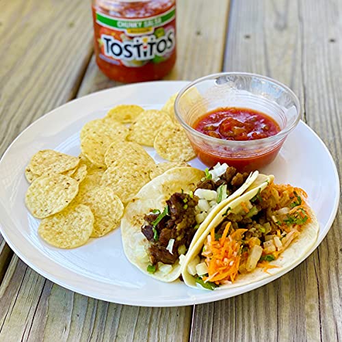 Tostitos Bite Size Rounds & Salsa Dip Cups Variety Pack, Single Serve Portions (24 Pack)
