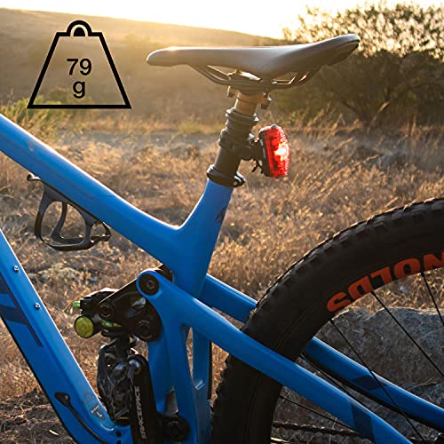 NiteRider Omega 330 Lumens USB Rechargeable Bike Tail Light Powerful Daylight Visible Bicycle LED Rear Light Easy to Install Road Mountain City Commuting Adventure Cycling Safety Flash