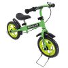 Goplus 12" Kids Balance Bike, No Pedal Bicycle w/Adjustable Height, Bell Ring, Stand, Fender for Ages 3 to 6 Years, Pre Bike Push Walking Bicycle (Green)