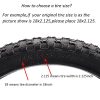 BAIBIKING Bike Tire, BMX Mountain Bike Floding Bike Beach Cruiser Bicycle Replacement Tires- Mountain Bike Tires,Road Bike Tires,Road Bike Tires 12/14/16/18/20/22/24/26" X 2.125 (20x2.125)