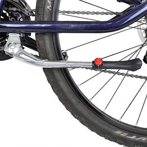 Lumintrail Center Mount Bike Kickstand Quick Adjust Height Side Stand fits Most 24” 26” 28” 700c Bicycle