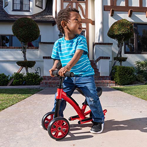 Mobo Cruiser Wobo Rocking Horse Ride On & Baby Balance Bike Red Fits inseams 12-20 inches