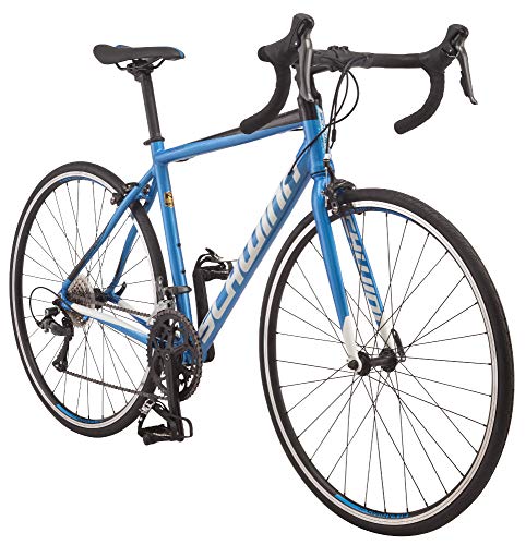 Schwinn Fastback AL Claris Adult Performance Road Bike, Beginner to Intermediate Bicycle Riders, 700c Wheels, 16-Speed Drivetrain, Medium Aluminum Frame, Blue