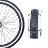 Simeiqi Bike Tire,26" x 2.125" Folding Beach Cruiser Bicycle Replacement Tires-Black/White Side Wall (White Side Wall, 26X2.125)