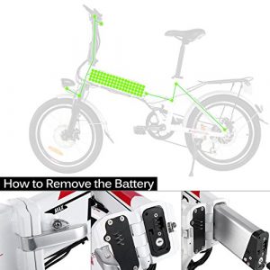 ANCHEER 36V 8Ah Removable Built-in Battery for AN-EB004 Folding Electric Bike