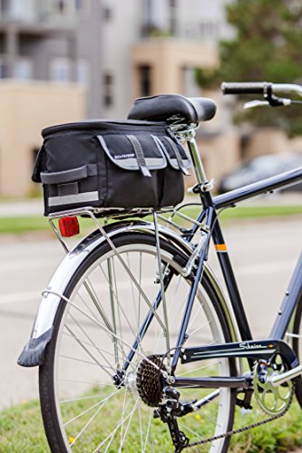 Schwinn Bicycle Bag, Mounted Accessories, Rear Mount Bag , Black