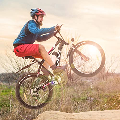 VIVI Electric Bike for Adults, 26" Electric Mountain Bike 350W Commuter Ebike 20MPH Adult Electric Bicycles with Removable Battery, Up to 50 Miles, Professional 21 Speed E-Bike