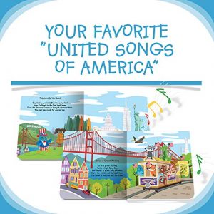 DITTY BIRD Baby Musical Toy: United Songs of America Musical Sound Toys for Babies, 1 Year Old boy and 1 Year Old Girl Gifts. Educational Music Sound Books for Toddlers 1-3. Award-Winning!