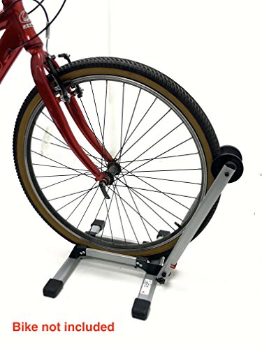 MaxxHaul 80717 Foldable Floor Bike Stand Fits 20"-29" Sports Bicycles, black