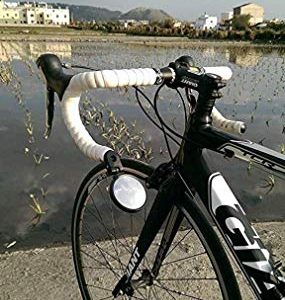 Hafny Bar End Bike Mirror, Stainless Steel Lens Bicycle Mirror, Safe Adjustable Rearview Mirror, Cycle Mirror, E-bike Mirror, HF-MR083 (Black 62mm)