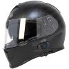 Torc T14B Bluetooth Integrated Mako Full Face Helmet with Flag Graphic (Flat Black, Large)