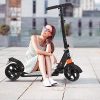 Kids/Adult Scooter with 3 Seconds Easy-Folding System, 220lb Folding Adjustable Scooter and 200mm Large Wheels (Black)
