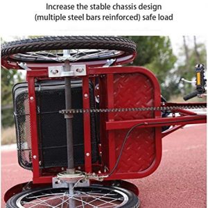 Kids Bicycle, Adult Mountain Tricycle, 3 Wheel Bikes for Seniors Adult Bikes 20 Inch Cruise Bicycles, Three-Wheeled Bicycles with Shopping Basket Exercise Men's Women's Men Tricycles ,Child's Bike