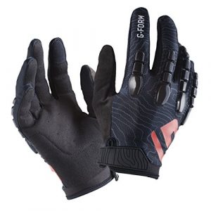 G-Form Pro Trail Gloves(1 Pair), Black Topo, Small