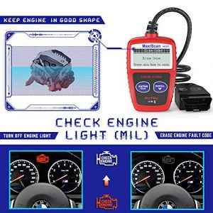 Autel MS309 OBD2 Scanner Car Engine Fault Code Reader Check State Emission Monitor Professional Mechanic CAN Diagnostic Scan Tool for All OBD II Protocol Vehicles Since 1996