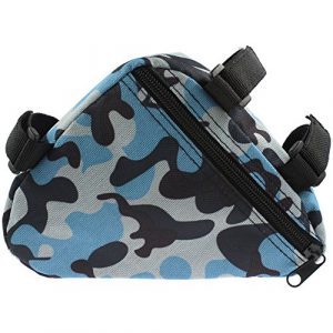 RUKEY Bicycle Cycling Triangle Frame Bag minimizes Wind-Resistance(Camouflage Gree) (Camouflage Blue)