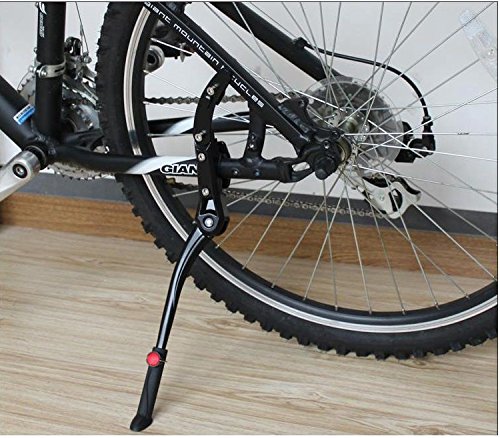BlueSunshine Rear Mount Bicycle Kickstand Adjustable Aluminum Alloy Bike Stand fits 24"-28"
