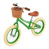 Viribus 14" Kids Balance Bike with Basket Bell & Rubber Tires, Adjustable Training Balance Bike for Big Kids, Carbon Steel No Pedal Bicycle for 2 3 4 5 6 7 Year Olds, Outdoor Toy for Girls & Boys