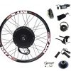 72V 2000W Rear Wheel Motor, 2000W Electric Bicycle Conversion Kit with Mutifunction SW900 Display,72V 45A Controller, with 7 Speed flywheel (29inch)