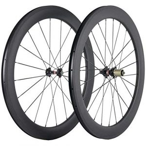 SunRise Bike Carbon Wheels 60mm Depth 25mm Width Clincher Wheelset 700c Road Cycling Rim