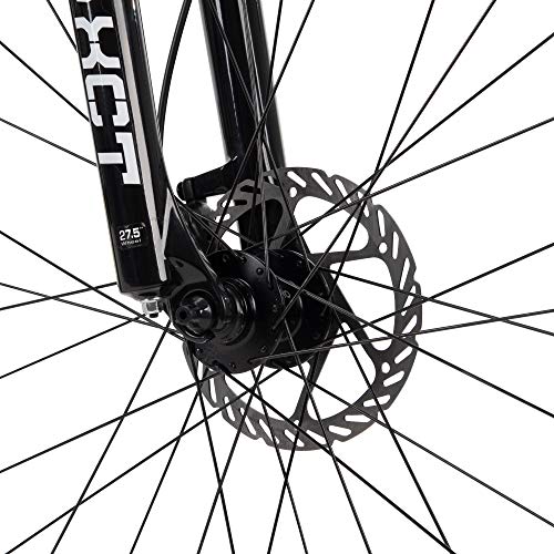 Royce Union RCF Lightweight Carbon Mountain Bike, Gloss White, 27.5 inch Wheels / 16.5 inch Frame