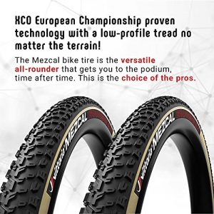 Vittoria Mezcal Mountain Bike Tires for Hardpack to Moderately Loose Conditions - Super Light Casing Cross Country Race XCR G2.0 MTB Tire (29x2.25, Tan)