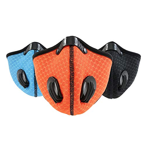 AGKupel Sport Dust Mask Motocycle Mesh Cover Dust Mask Half Face Bike Mask for Outdoor Activities (Black)