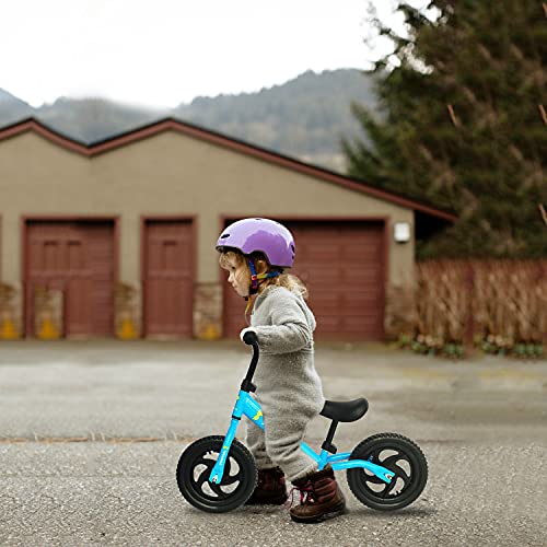 Balance Bike, 12 Inch No Pedals Bicycle Beginner Toddler Bike for Girls & Boys Ages 2, 3, 4, 5 Years Old, Indoor Outdoor Bicycle with Adjustable Seat & Handlebar Height & Lightweight
