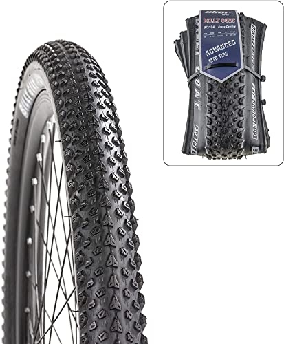Obor Billy Goat Foldable Replacement Bike Tire MTB Mountain Bike Tire 26 27.5 29x2.1，Fit Your Wheels Perfectly (26x2.1, Black Side)