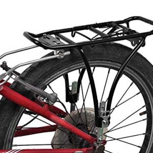 Bike Cargo Rack Cargo Universal Adjustable Bicycle Rear Luggage Touring Carrier Racks 55lbs Capacity Quick Release Mountain Road Bike Pannier Rack for 26