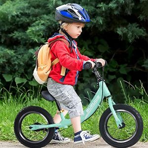 Balance Bike - Lightweight Toddler Bike for 2 3 4 5 6 7 Year Old Boys and Girls - No Pedal Bikes for Kids with Adjustable Handlebar and seat - Air-Filled Rubber Tires - Training Bike… (14