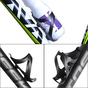 ThinkTop 2 Pack Ultra-Light Full Carbon Fiber Bicycle Bike Drink Water Bottle Cage Holder Brackets for Road Bike MTB Cycling