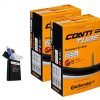 Continental 42MM Presta Valve Bicycle Tube Pack of 2 (2 Pack 42MM, 700 x 32-47cc)