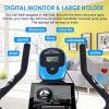 ANCHEER Exercise Bike Stationary, Indoor Cycling Bike with Heart Rate Monitor & Tablet Holder and LCD Monitor for Home Workout, 330 Lbs Weight Capacity