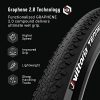 Vittoria Terreno Dry Bike Tires for Gravel and Dry Terrain Conditions - Gravel Terreno Dry Rigid Tire (700x35c), Full Black