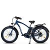 NF Nightfire 26" Fat Tire Electric Bike for Adults, 750W Motor Removable Battery Ebike, Beach Snow Commuter Electric Bicycle Maxfoot MF-18 (Dark Blue)