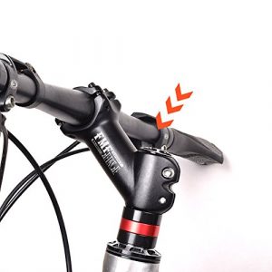 FOMTOR Bike Stem 31.8mm 45 Degree Bicycle Handlebar Stem Riser MTB Stem Suitable for Mountain Bike Road Bike BMX MTB (31.8 x 90mm)
