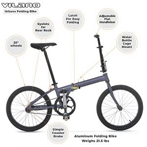 Vilano Urbana Single Speed Folding Bike