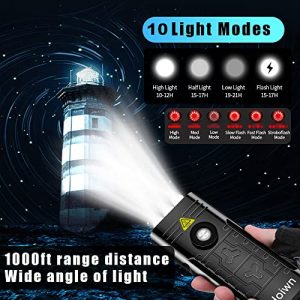 2022 Upgrade 8000 Lumen Bicycle Light Set, Powerful USB Rechargeable Bike Lights Front and Back, 10 Modes Runtime 17 Hours IPX6 Waterproof Super Bright Bike Lights for Night Riding Mountain Cycling