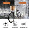 NAKTO Electric Bike 26" Electric Bicycle for Adults 250W Brushless Gear Motor 6-Speed Gear E-Bike with Removable Waterproof Large Capacity 36V10.4A Lithium Battery and Battery Charger
