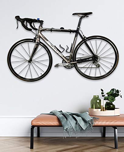 StoreYourBoard Minimalist Bike Display Mount, Wall Storage Rack (2 Pack)