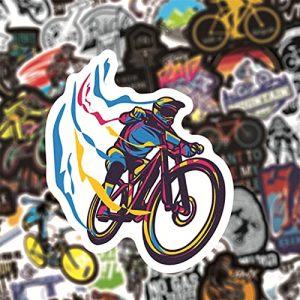 Bike Decals Stickers 100pcs Mountain Bike Sticker Pack BMX Stickers