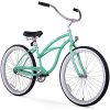 Firmstrong Urban Lady Single Speed - Women's 26" Beach Cruiser Bike (Mint Green)
