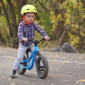 Kikstnd Balance Bike – No Pedal Push Bike with Aluminum Alloy Frame and Rubber Tires - Great for Toddlers and Kids Ages 2,3,4 and 5 Years Old - Black