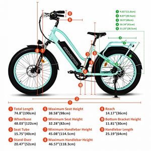 Electric Bike for Adults, Addmotor 750W Ebike, 24